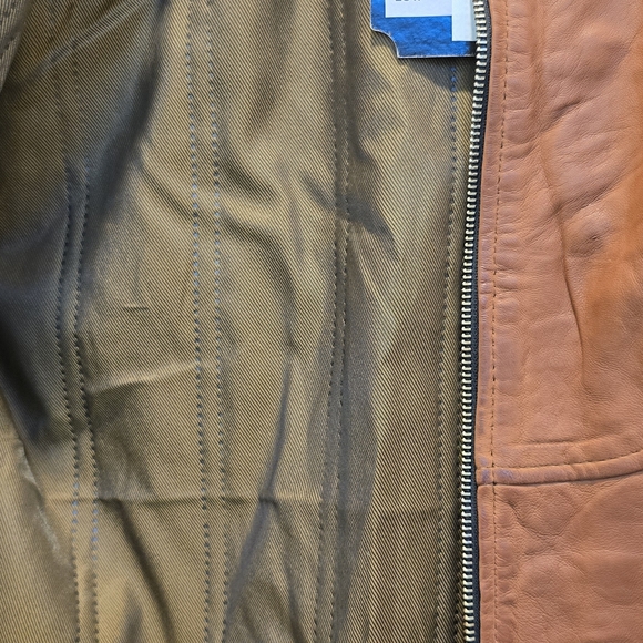 Vance Leather' 'Maya' Ladies Premium Soft Lightweight Fitted Leather Jacket - Picture 9 of 10